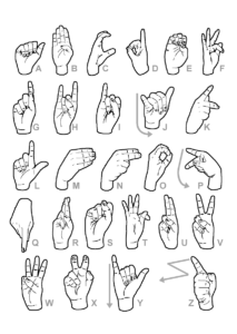 Atelier de langue des signes pour enfants autistes - 1ère partie 2 Alphabet LSF